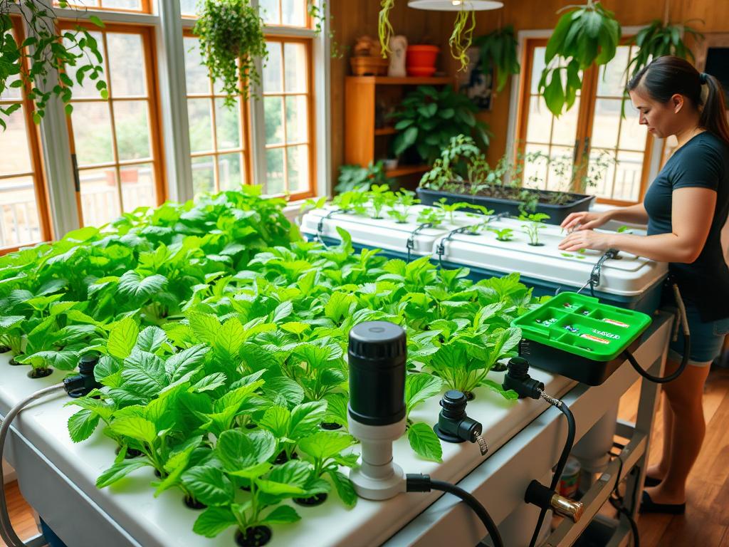 Aquaponics system