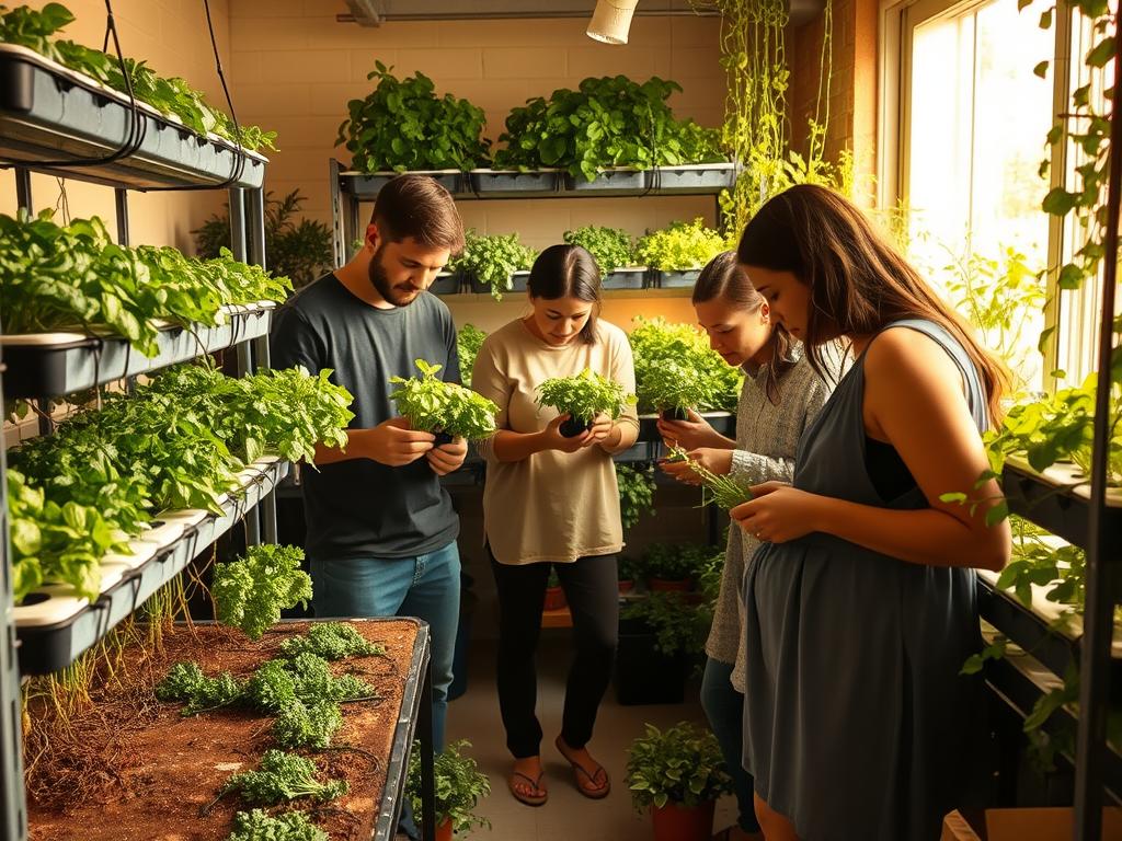 Hydroponic Garden Maintenance