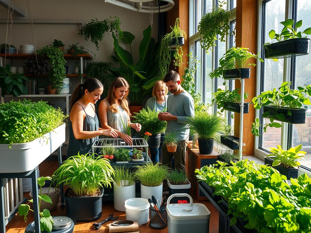 Hydroponic Gardening at Home