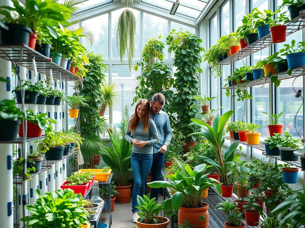 Indoor Hydroponic Garden