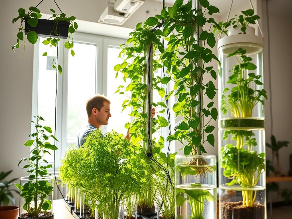 Indoor Hydroponic Garden