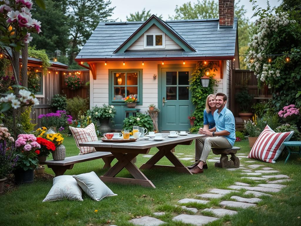 cozy backyard retreat