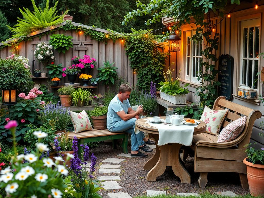 cozy backyard retreat