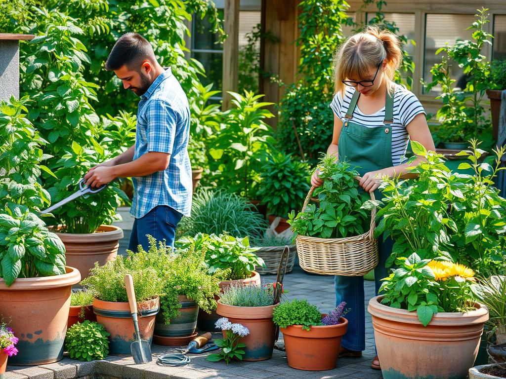 herb garden decor