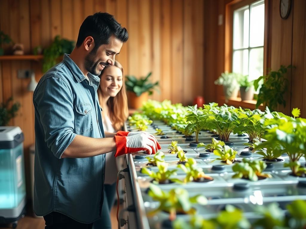 home aquaponics system