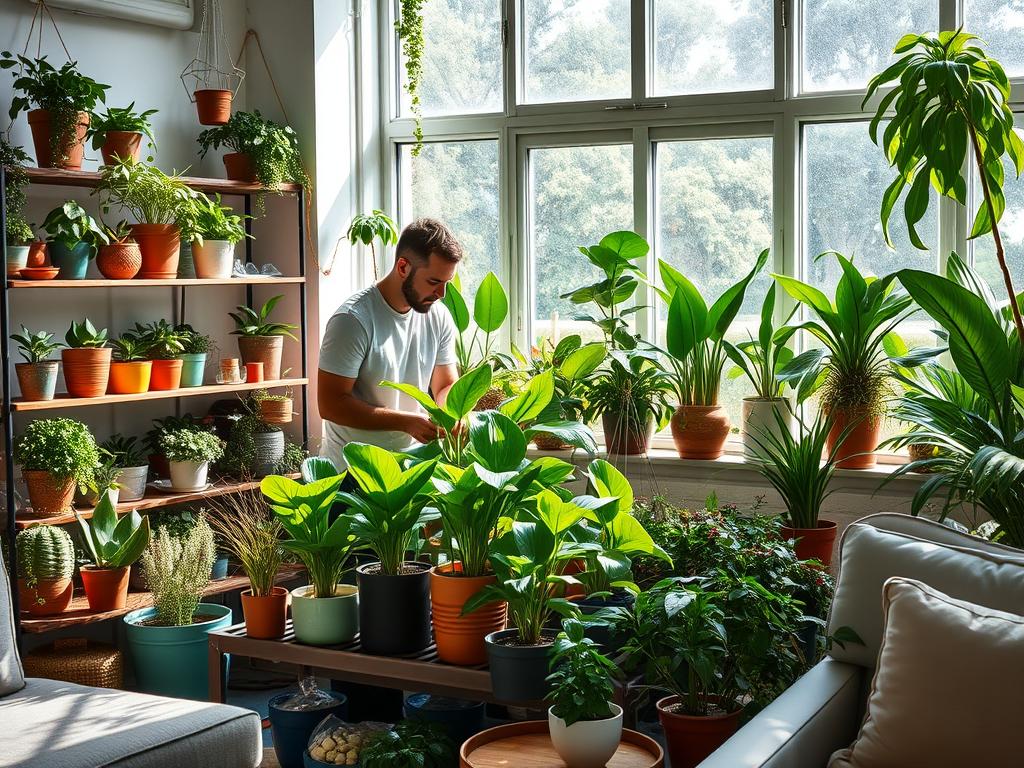 hydroponic garden decoration