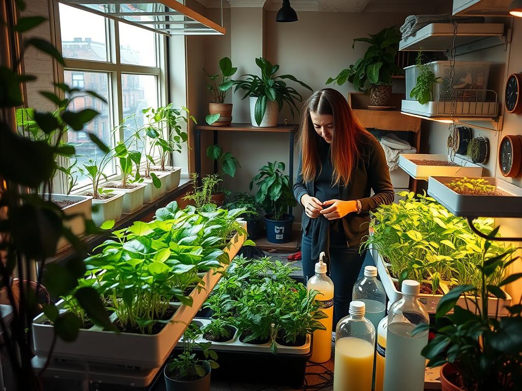 indoor hydroponic gardening