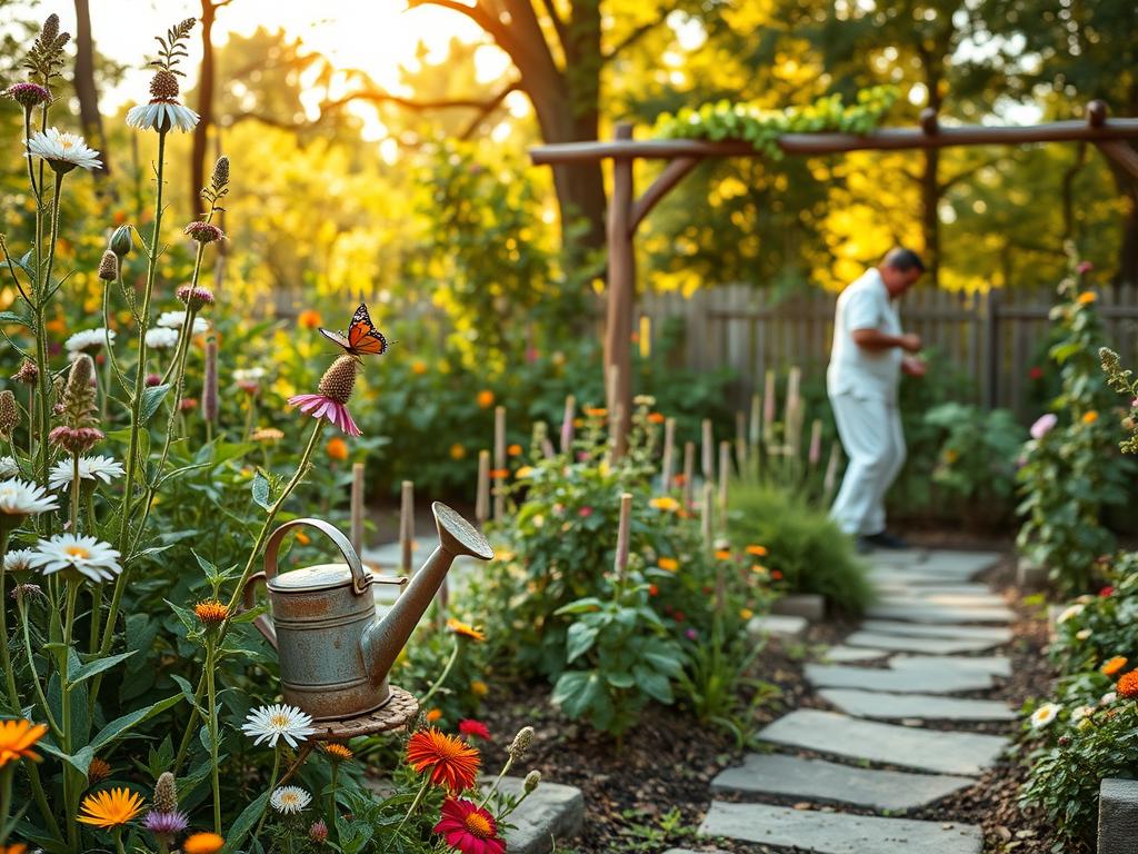 rustic garden design