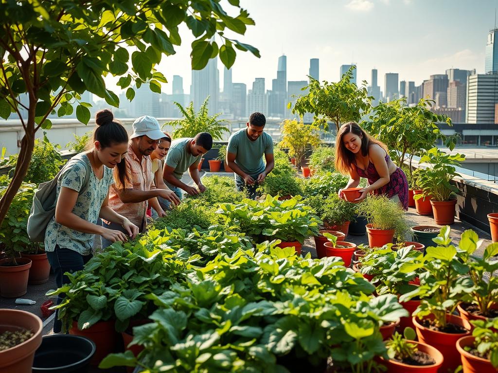 urban gardening community